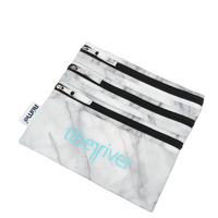 Marble Zippered Travel Pouch